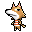 Chief the fox-like wolf with muted colors